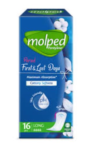 MOLPED PANTYLINER FIRST&LAST DAYLONG 16 PCS