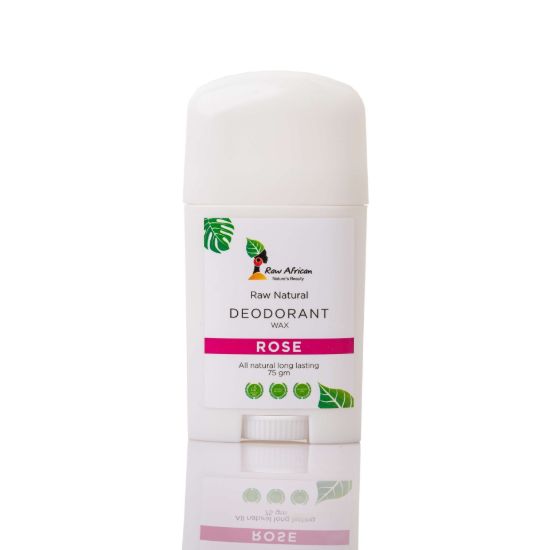 RAW AFRICAN DEODORANT STICK WHITE ROSE 75