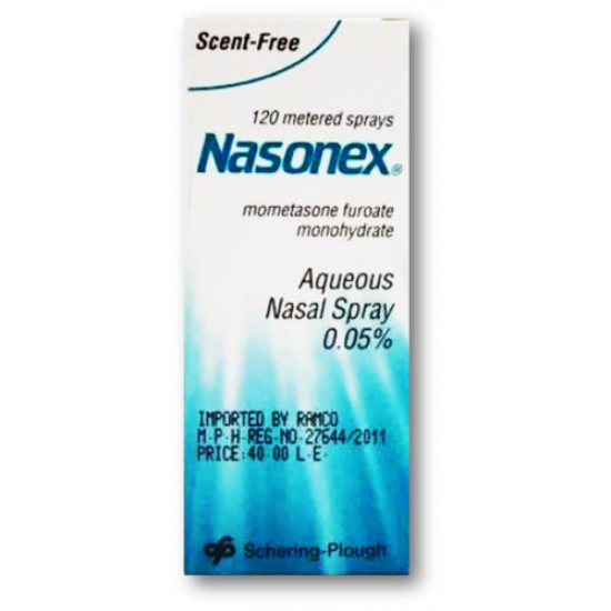 NASONEX 0.05% NASAL SPRAY 120 DOS 157 LE
