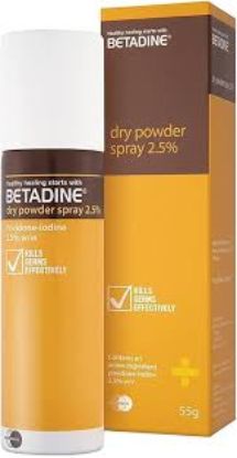 BETADINE DRY POWDER SPRAY 55 GM 220 LE