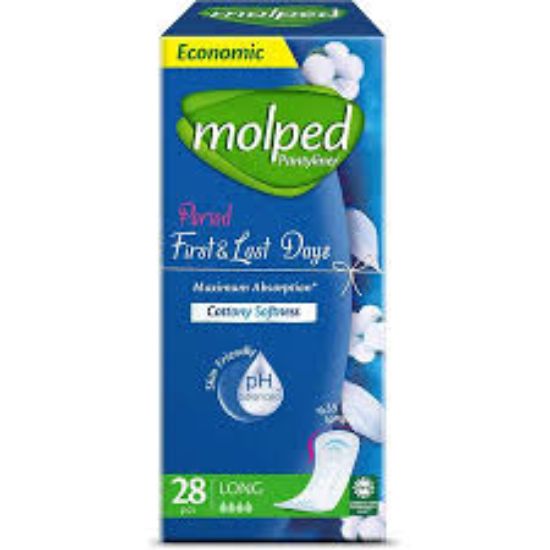 MOLPED PANTYLINER FIRST LAST DAYS 28 PCS