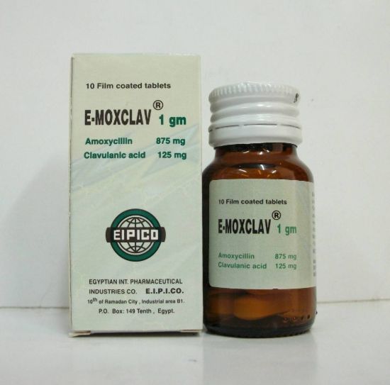 E-MOXCLAV 1 GM 10 TAB 96 LE