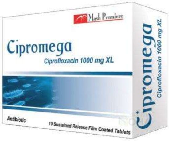 CIPROMEGA XL 1 GM 14 CAPS 128 LE