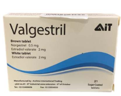 VALGESTRIL 21 TAB 34 LE