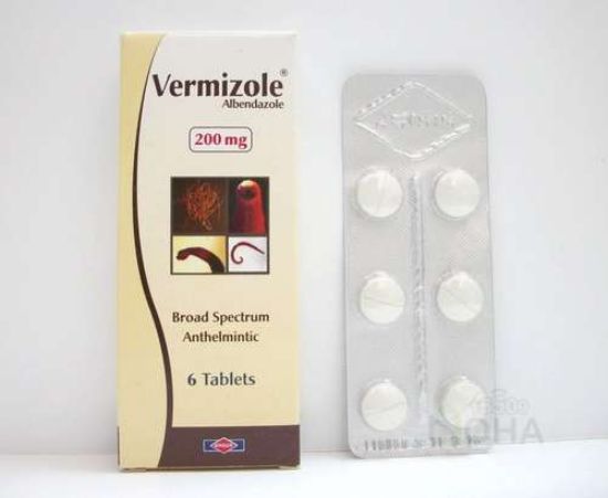 VERMIZOLE 200 MG 6 TAB 30 LE