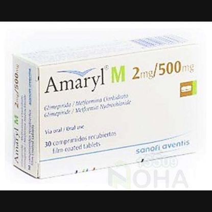 AMARYL M 2M/500 MG 30 TAB 102 LE