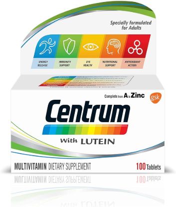 CENTRUM LUTEIN A TO ZINC 100 TAB