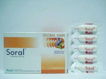 SORAL 20 MG SUPP 30 LE