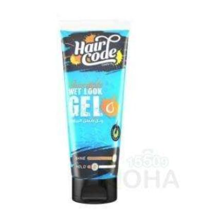 HAIR CODE GEL WET LOOK 160 ML انبوبه ازرق25 ML FREE