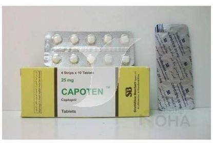 CAPOTEN 25 MG 20 TAB 32 LE