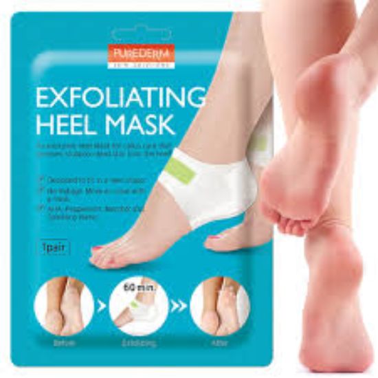 PUREDERM EXFOLIATING HEEL MASK 18 GM
