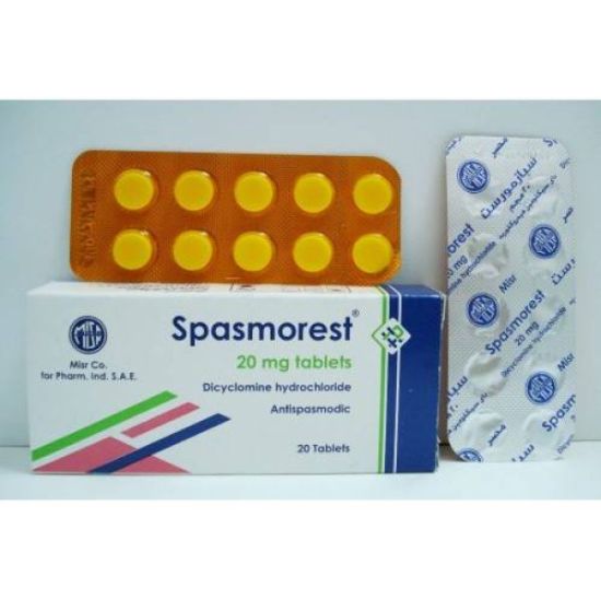 SPASMOREST 20 MG 20 TAB 32 LE
