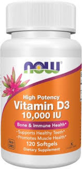 NOW VITAMIN D3 10000 IU 120 CAP