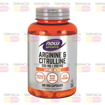 NOW ARGINNE 500 MG & CITRULLINE 250 MG
