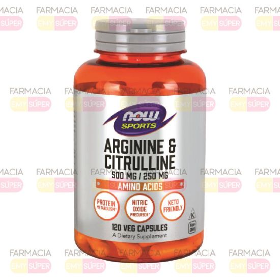 NOW ARGINNE 500 MG & CITRULLINE 250 MG