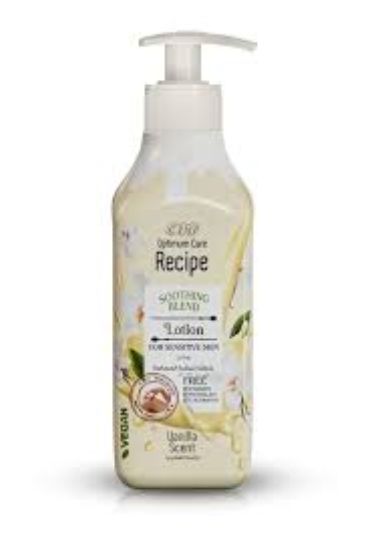 EVA RECIPE LOTION SOOTHING BLEND VANILLA SCENT 370 ML