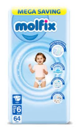 MOLFIX 6X LARGE 16+ KG 64 PCS