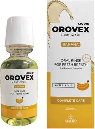OROVEX BANANA MOUTH WASH 120 ML