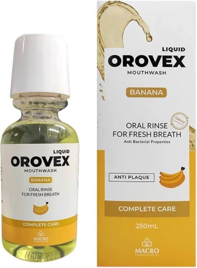 OROVEX BANANA MOUTH WASH 120 ML