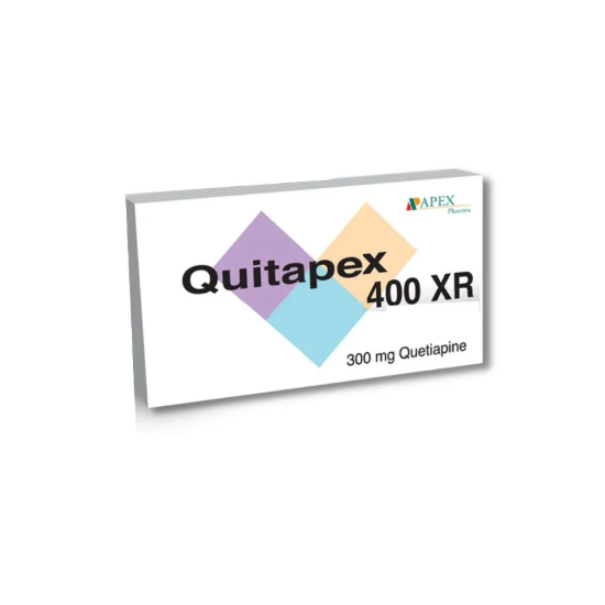 QUITAPEX 400 MG XR 30 TAB 387 LE