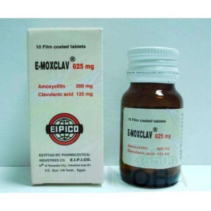 E-MOXCLAV 625 MG TAB 83 LE