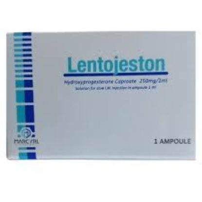 LENTOJESTON 250 MG/1 ML 1 AMP 27
