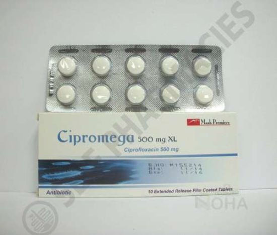 CIPROMEGA XL 500 GM 10 CAPS 48 LE
