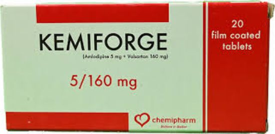 KEMIFORGE 5/160 MG 20 TAB 62 LE