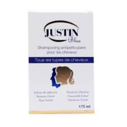 JUSTIN BLUE ANTI D SHAMPOO 80 ML 225 LE