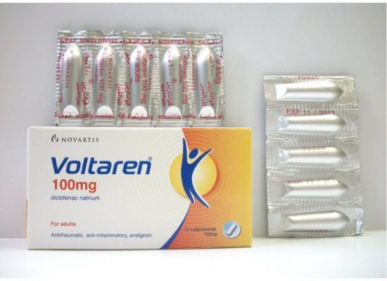 VOLTAREN 100 MG 10 SUPP 35 LE