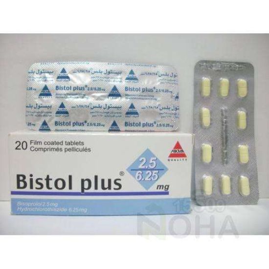 BISTOL PLUS 2.5/6.25 MG 20 TAB 30 LE