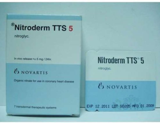 NITRODERM TTS 5 MG 7 PATCHES 126 LE