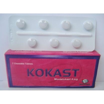 KOKAST 4 MG 7 TAB 37 LE