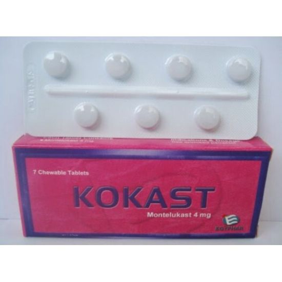KOKAST 4 MG 7 TAB 37 LE