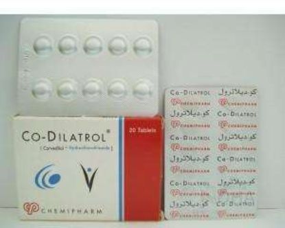 CO-DILATROL 25 MG 12.50 MG 30 TAB 75 LE