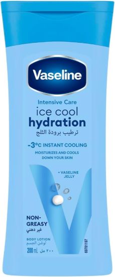VASELINE BODY LOTION ICE COOL HYDRATION 200ML %10