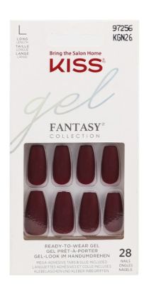 KISS GEL FANTASY 28 NAIL KGN26C اظافر