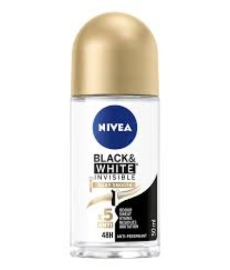 NIVEA WOMAN BLACK &WHITE INVISIBLE ORIGINAL ROLL ON 50ML 15%خصم