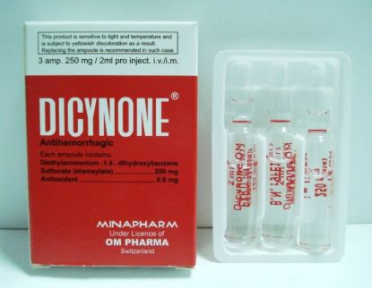 DICYNONE 250 MG/2 ML 3 AMP 42 LE