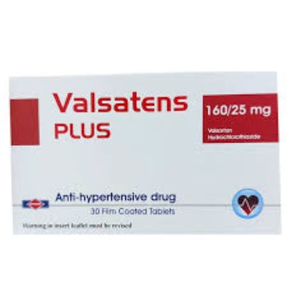 VALSATENS PLUS 160/25 MG 30 TAB 118.50 LE