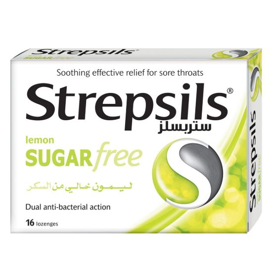 STREPSILS SUGAR FREE LEMON LOZENGES 230 LE