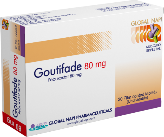 GOUTIFADE 80 MG 30 TAB 123 LE