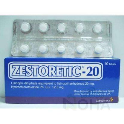 ZESTORETIC 20 MG 10 TAB 68 LE