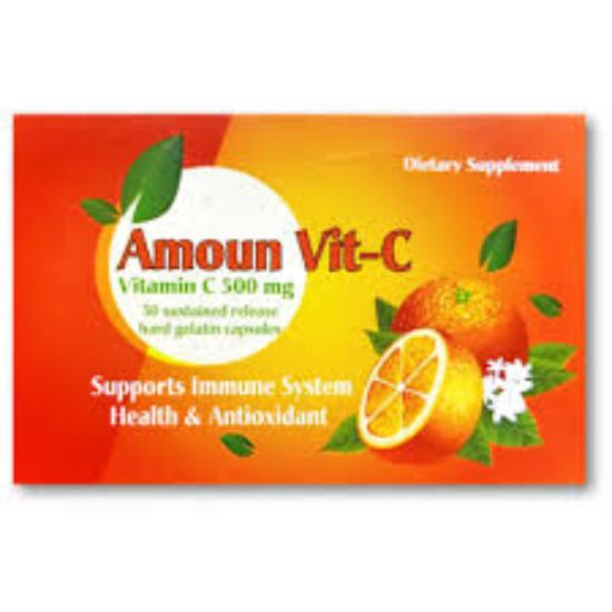AMOUN VIT-C 500 MG 30 CAP 90 LE
