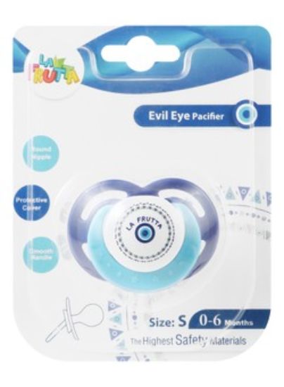 LA FRUTTA0-6M سكاته مشطوفه 22224 S EVIL EYE PACIFIER