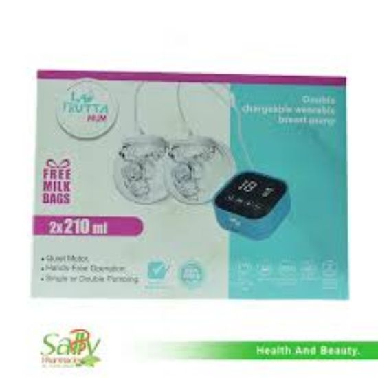 LA FRUTTA MUM DOUBLE CHARGEABLE WEARABLE BREAST PUMP 2*210 ML(25120)