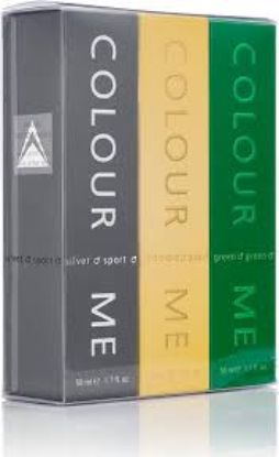 COLOUR ME PERFUME 50ML SILVER+GREEN+BLACK