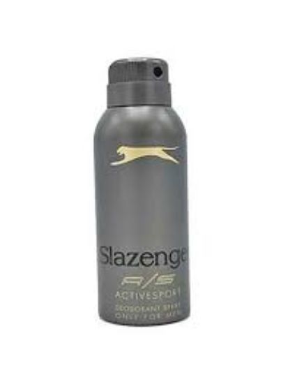 SLAZENGER ACTIVE SPORT DEODORANT SPRAY 150 ML GOLD سيلفر