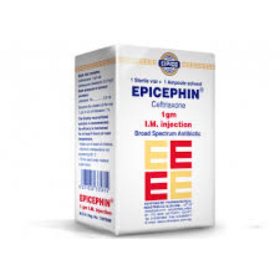 EPICEPHIN 1 GM INJECTION IM 60 LE