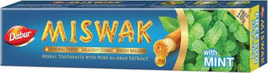 DABUR MISWAK WITH MINT 50 GM+ 10G